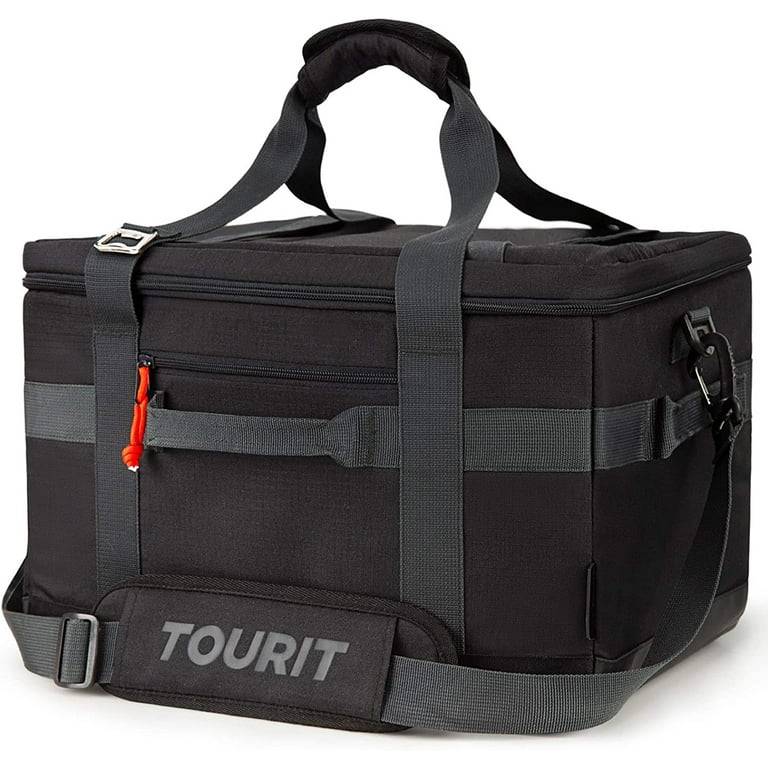 TOURIT Cooler Bag 48-Can Insulated Soft Cooler Large Collapsible Cooler Bag 32L Lunch Coolers for Picnic, Beach, Work, Trip, Grey