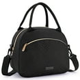 thumbnail image 1 of TOURIT Insulated Lunch Box Reusable Lunch Tote Bag, Soft Thermal Cooler Bag Food Container with Adjustable Shoulder Strap for Women Men, Work School Picnic Beach, Midnight Black, 1 of 8