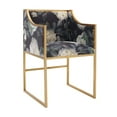 thumbnail image 1 of Atara Floral Velvet Gold Chair by TOV Furniture, 1 of 14