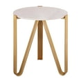 thumbnail image 1 of TOV Furniture Aya Marble Round Side Table By Inspire Me! Home Decor, 1 of 7