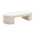 thumbnail image 1 of TOV Furniture Bella Cream Oval Coffee Table, 1 of 5
