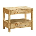 thumbnail image 1 of TOV Furniture Brandyss Natural Burl Nightstand, 1 of 9