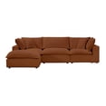thumbnail image 1 of TOV Furniture Cali Rust Performance Fabric Modular 4 Piece Sectional, 1 of 7