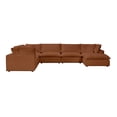 thumbnail image 1 of TOV Furniture Cali Rust Performance Fabric Modular Large Chaise Sectional, 1 of 6