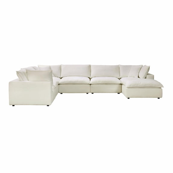 TOV Furniture Cali Modular 7 Piece Large Chaise Sectional
