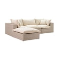 thumbnail image 1 of Tov Furniture Cali Natural Wicker Outdoor Modular Sectional, 1 of 10