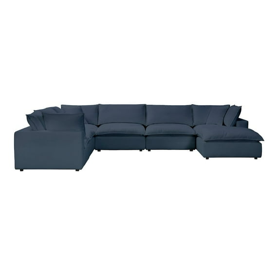 TOV Furniture Cali Modular 7 Piece Large Chaise Sectional