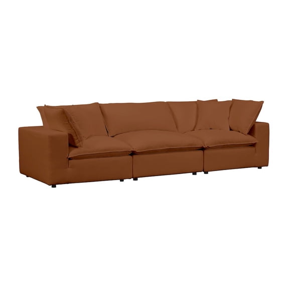Cali Rust Orange Modular Sofa