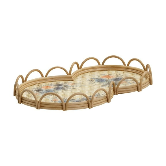 TOV Furniture Corey Figure Eight Bamboo Tray
