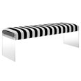 thumbnail image 1 of TOV Furniture Envy Paris Velvet/Acrylic Bench, 1 of 7