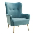thumbnail image 1 of TOV Furniture Ethan Green Velvet Chair, 1 of 10