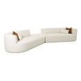 thumbnail image 1 of Fickle Cream Boucle 3-Piece Modular Sectional, 1 of 9