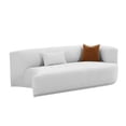 thumbnail image 1 of Fickle Grey Velvet Modular RAF Loveseat, 1 of 7
