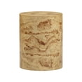thumbnail image 1 of TOV Furniture Fig Natural Burl Drum Side Table, 1 of 9