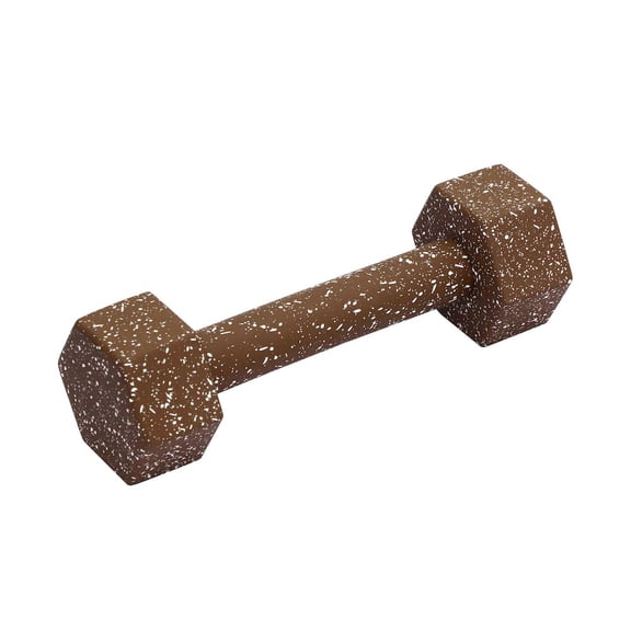 TOV Furniture Gabby Speckled Brick Red Decorative Dumbbell
