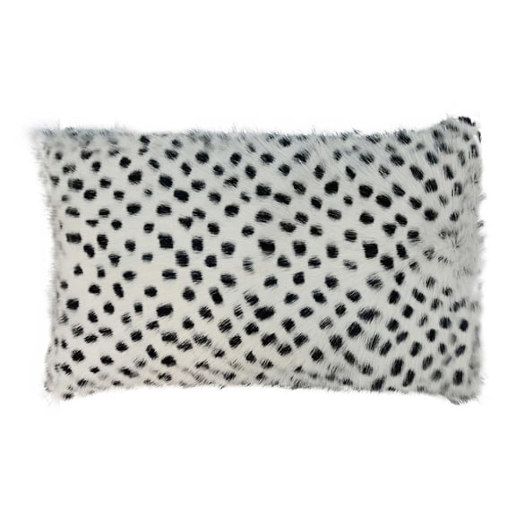 TOV Furniture Genuine Goatskin 12"x20" Pillow