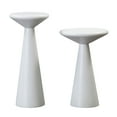 thumbnail image 1 of TOV Furniture Gianna Round White Concrete Accent Tables - Set of 2, 1 of 6