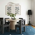 thumbnail image 1 of TOV Furniture Hazel Black Boucle Dining Chair, 1 of 8