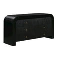 thumbnail image 1 of TOV Furniture Hump 6 Drawer Black Dresser, 1 of 9