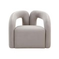 thumbnail image 1 of TOV Furniture Jenn Grey Velvet Accent Chair, 1 of 11