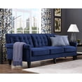 thumbnail image 1 of Jonathan Navy Velvet Sofa, 1 of 4