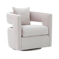 thumbnail image 1 of TOV Furniture Kennedy Blush Velvet Swivel Chair With Cushion, 1 of 6