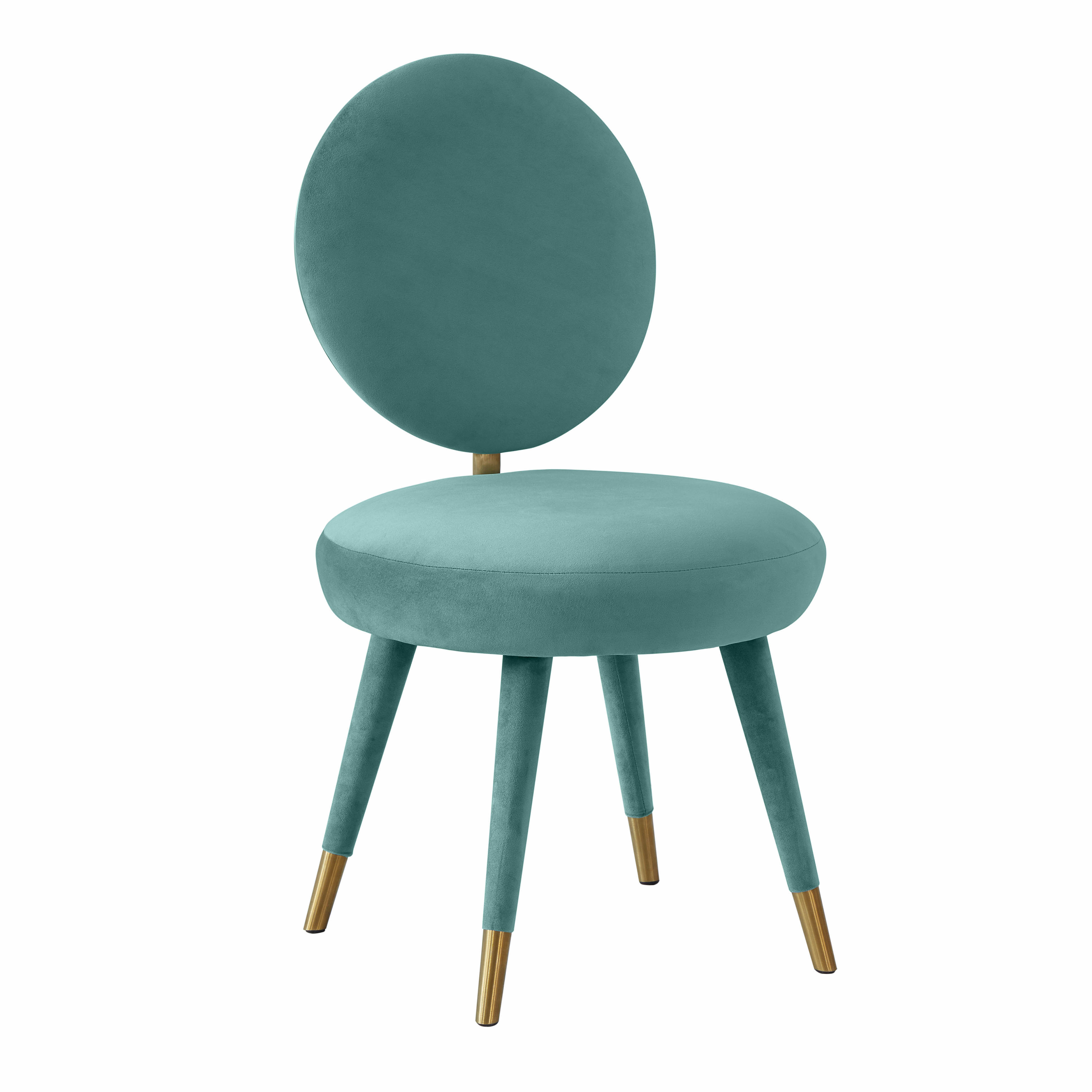 TOV Furniture Kylie Sea Blue Velvet Dining Chair - image 1 of 5