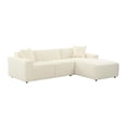thumbnail image 1 of Olafur Cream Linen Sectional - RAF, 1 of 14
