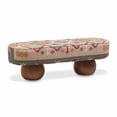 thumbnail image 1 of TOV Furniture Rizi Textured Wool Upholstered Bench, 1 of 6