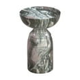 thumbnail image 1 of TOV Furniture Rue Grey and Blush Marble Side Table, 1 of 5