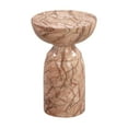 thumbnail image 1 of TOV Furniture Rue Sunset Marble Side Table, 1 of 6