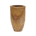 thumbnail image 1 of Saava Ribbed Stone Vase in Sandstone, 1 of 6