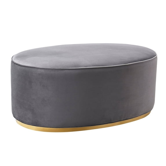 TOV Furniture Scarlett Velvet Ottoman