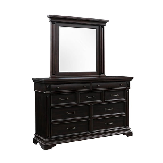 TOV Furniture Stamford Brown Mirror