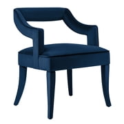 TOV Furniture Tiffany Navy Velvet Dining Chair
