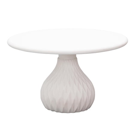 Tulum Ivory Concrete Coffee Table - Ivory