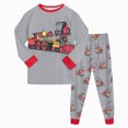 thumbnail image 1 of TOWED22 2 Piece Infant Toddler Fall Winter Graphic Sweatshirt and Jogger Pants Pullover Round Neck Warm Outfits Clothes Set(Grey,2-3 Y), 1 of 7
