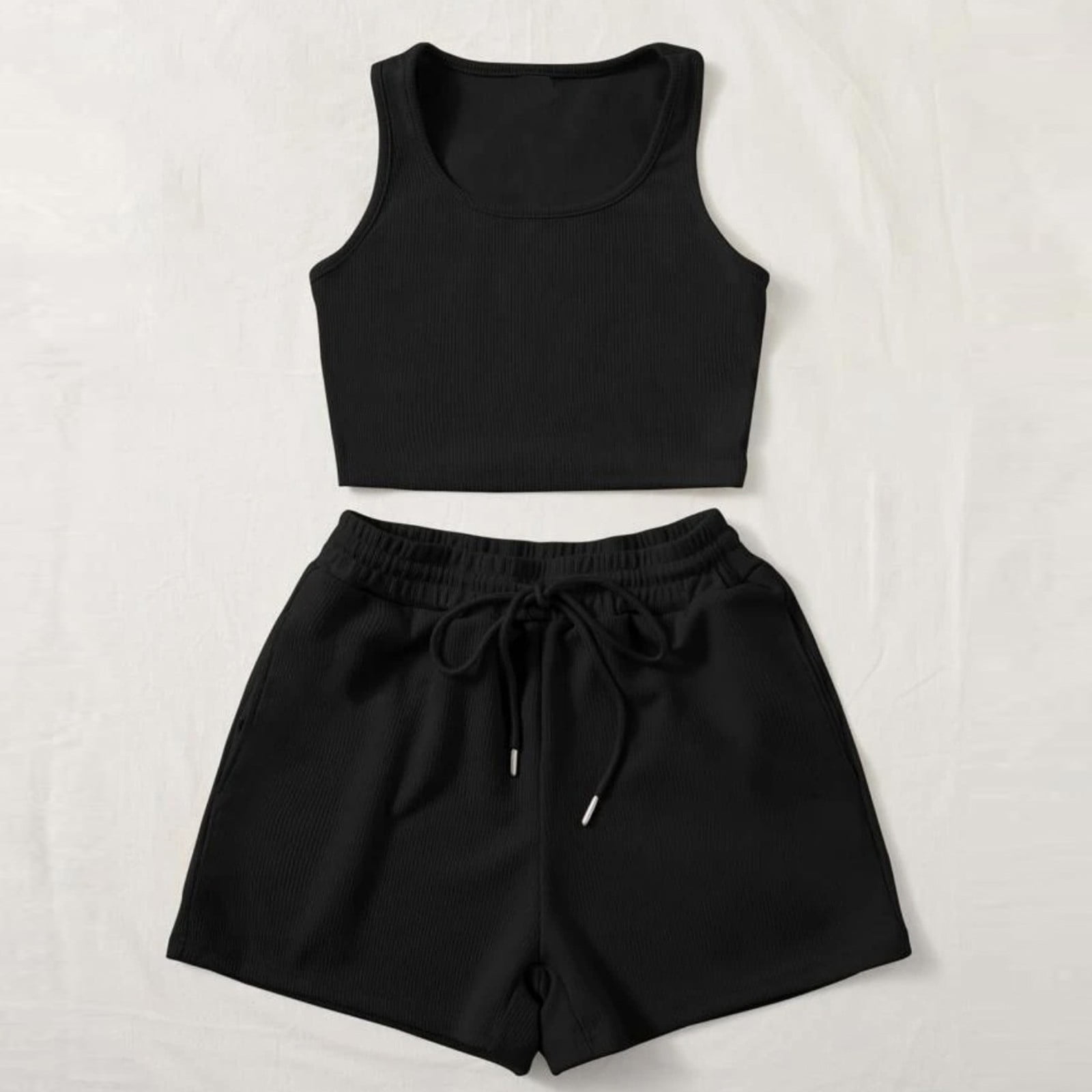 Black and white 2 piece outfit best sale