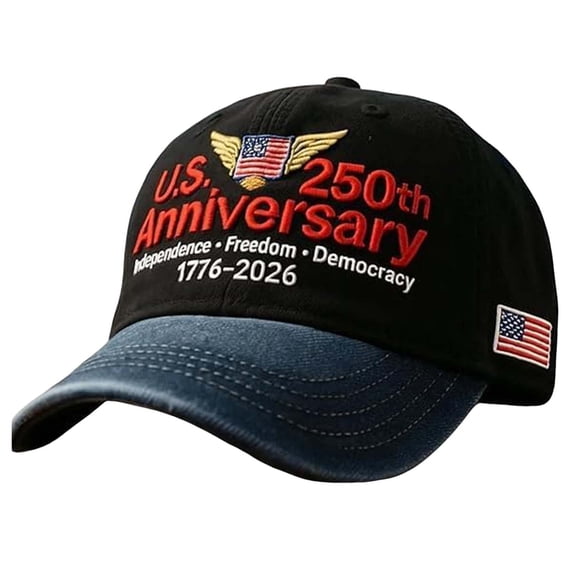 TOWED22 250 Anniversary USA Hat- America 250,250 Year American Anniversary Hat Eagle Patriotic Baseball Cap Dark Blue
