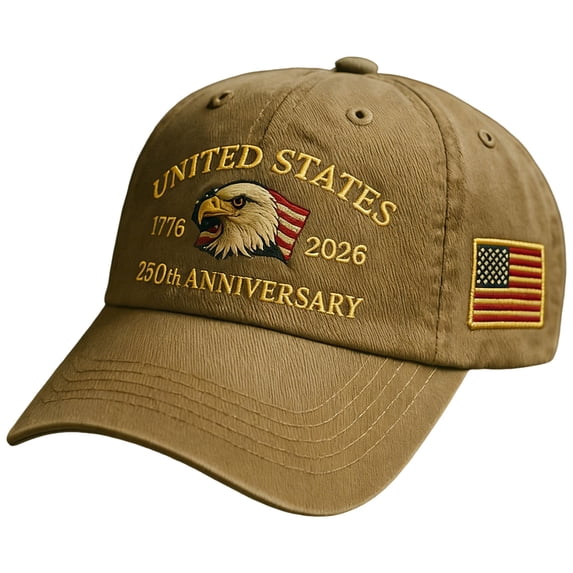 TOWED22 250 Anniversary USA Hat,Patriotic Baseball Cap 1776-2026 - Adjustable USA Retro Denim Baseball Cap B,250 Anniversary USA Hat-B