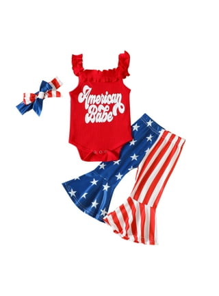 4th of july girl outfits walmart best sale