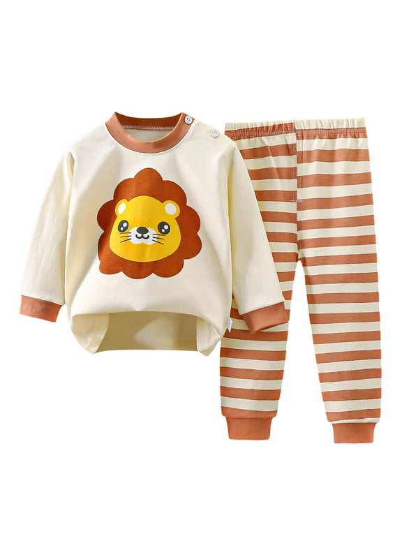 Baby Boy Clothes Newborn Boy Outfit 0 3 6 12 18 Months Toddler Hoodie Romper Long Pant Infant Clothing(Beige,18-24 M)