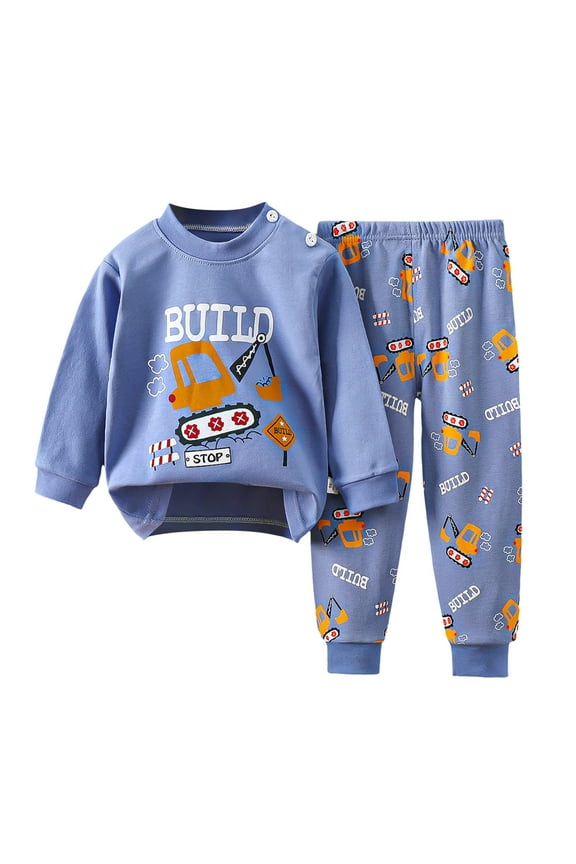 Baby Boy Clothes Newborn Boy Outfit 0 3 6 12 18 Months Toddler Hoodie Romper Long Pant Infant Clothing(Sky Blue,12-18 M)