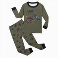 thumbnail image 1 of TOWED22 Baby Boy Fall Winter Clothes 2-Piece Funny Graphic Sweatshirt Elastic Waist Pockets Pants Set Outfits Toddler Casual Clothing(AG,5-6 Y), 1 of 9