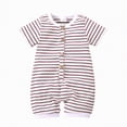thumbnail image 1 of TOWED22 Baby Boys Girls Romper One-Piece Print Beach Outfit Summer Clothes 0-24 Months White,12-18 M, 1 of 4