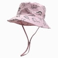 thumbnail image 1 of TOWED22 Baby Sun Hat Toddler Boys Girls Bucket Hats Kids UPF 50+ Sun Protection Summer Beach Hats(Pink,3-4 Y), 1 of 4