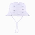 thumbnail image 1 of TOWED22 Baby Sun Hat Toddler Bucket Hat for Girls Boys Infant Sun Protection with Wide Brim Kids Caps(White,0-3 M), 1 of 6