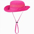 thumbnail image 1 of TOWED22 Baby Sun Hat Toddler Girl Boy Beach Hat Adjustable Outdoor Summer Hat Sun Protection Wide Brim Infant Kids(Hot Pink,One Size), 1 of 8