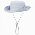 thumbnail image 1 of TOWED22 Baby Sun Hat Toddler Girl Boy Beach Hat Adjustable Outdoor Summer Hat Sun Protection Wide Brim Infant Kids(Light Gray,One Size), 1 of 8