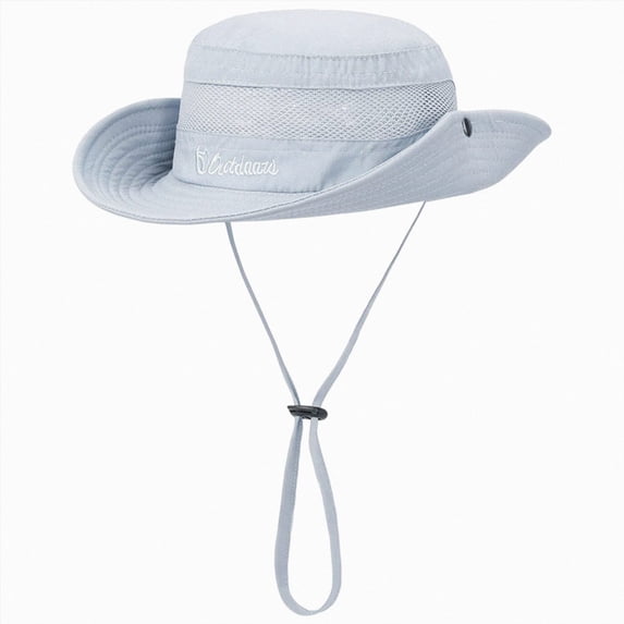 TOWED22 Baby Sun Hat Toddler Girl Boy Beach Hat Adjustable Outdoor Summer Hat Sun Protection Wide Brim Infant Kids(Light Gray,One Size)